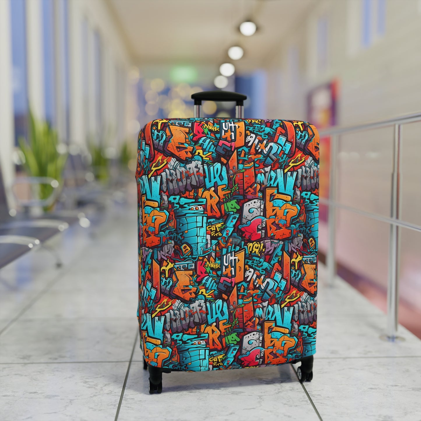 3D Street Grunge Art Graffiti Style Design  - Luggage Protector and Cover 3 Sizes