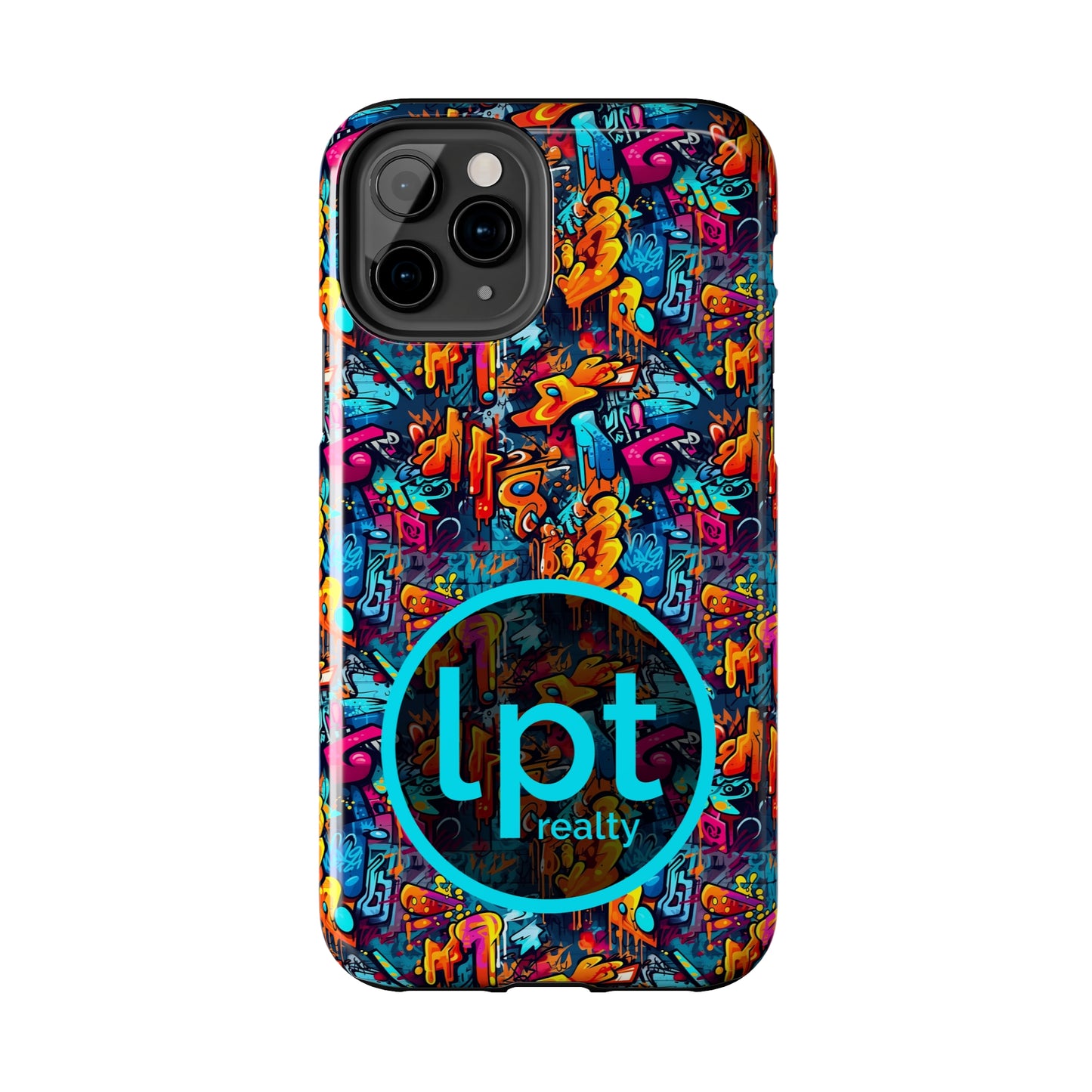 3D Abstract Graffiti Colorful Design Iphone Tough Phone Case