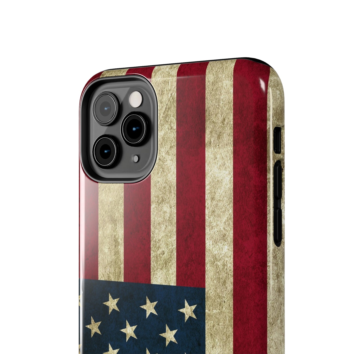 Rugged American Flag Iphone Tough Phone Case