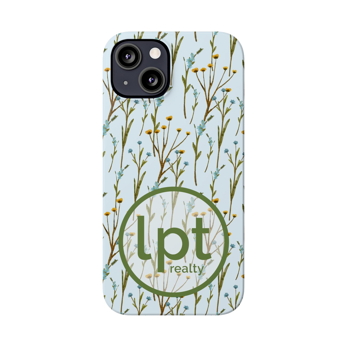 LPT Realty Logo -  Wildflowers Design Iphone 15-12 Slim Phone Case