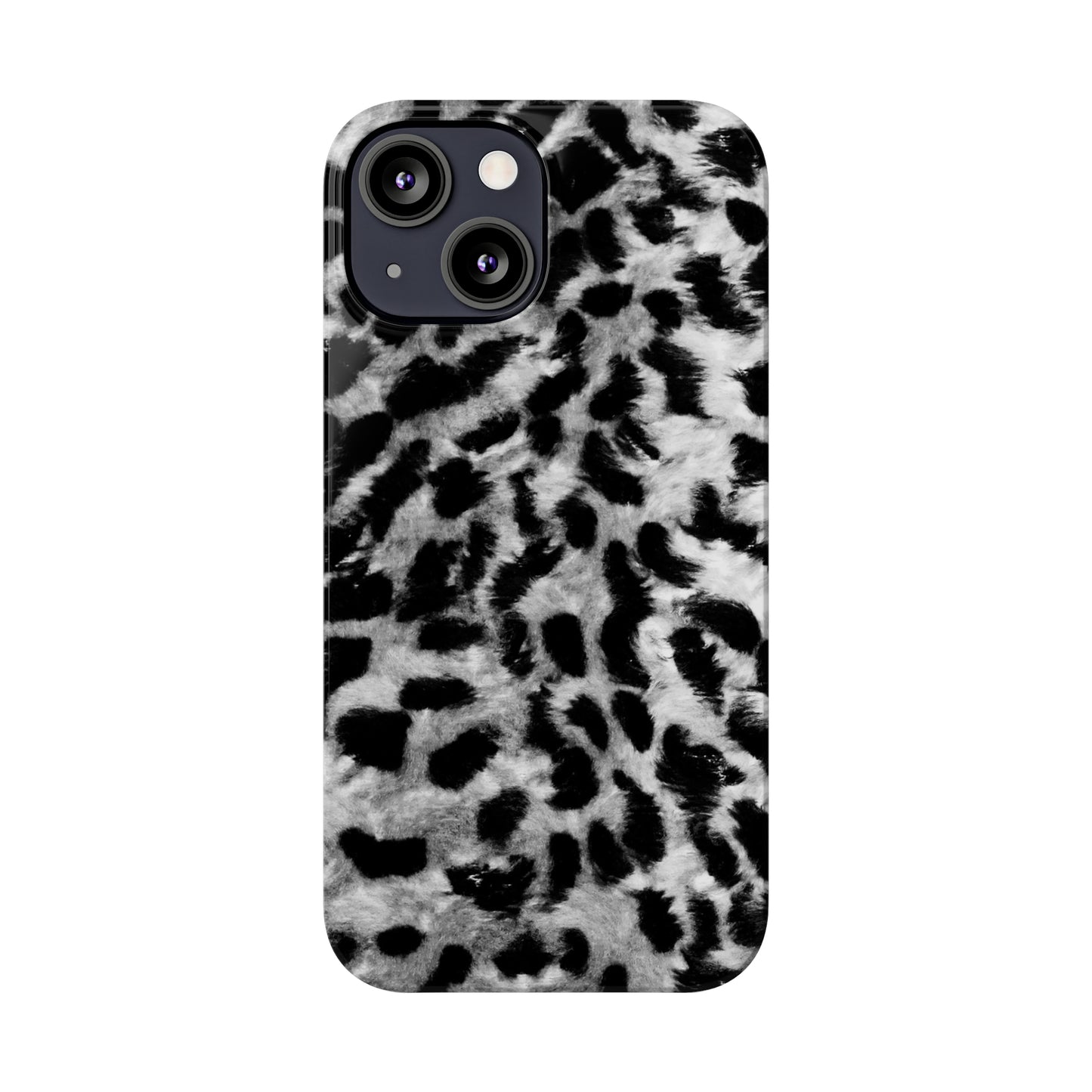 Leopard Fur Print Iphone 15-12 Slim Phone Case