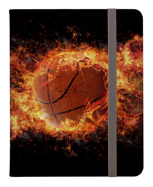 Fiery Basketball Protective iPad Pro 11 & Pro 12.9 Protective Case and Pencil Holder