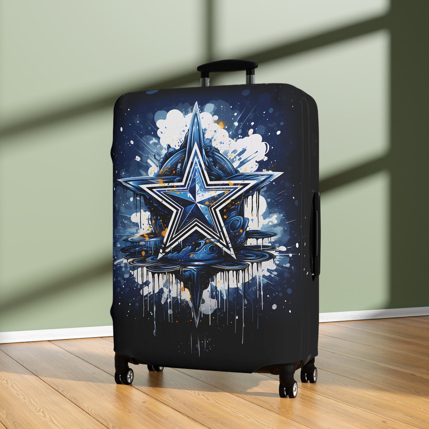 Dallas Cowboys Football Star Design  - Luggage Protector and Cover 3 Sizes