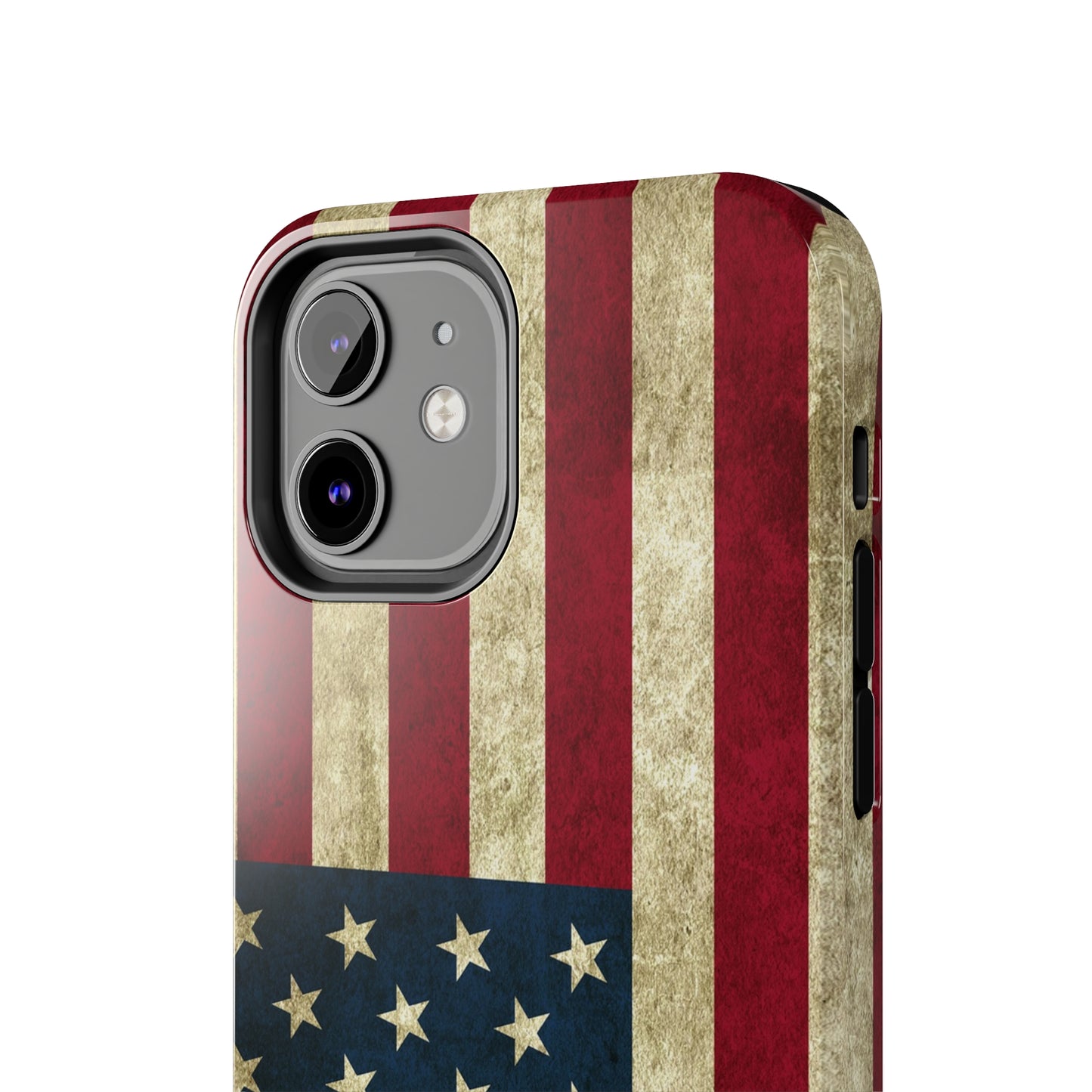 Rugged American Flag Iphone Tough Phone Case