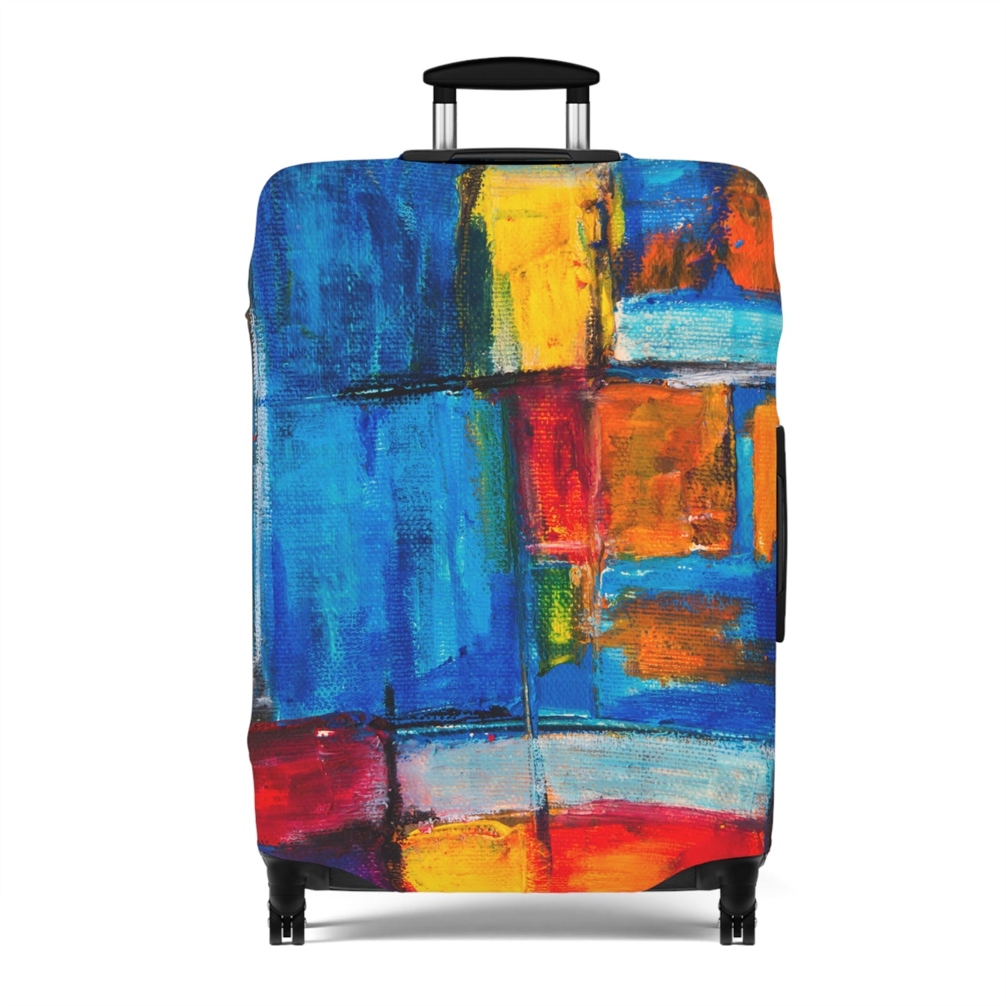 Rainbow Abstract Painting  - Luggage Protector and Cover 3 Sizes