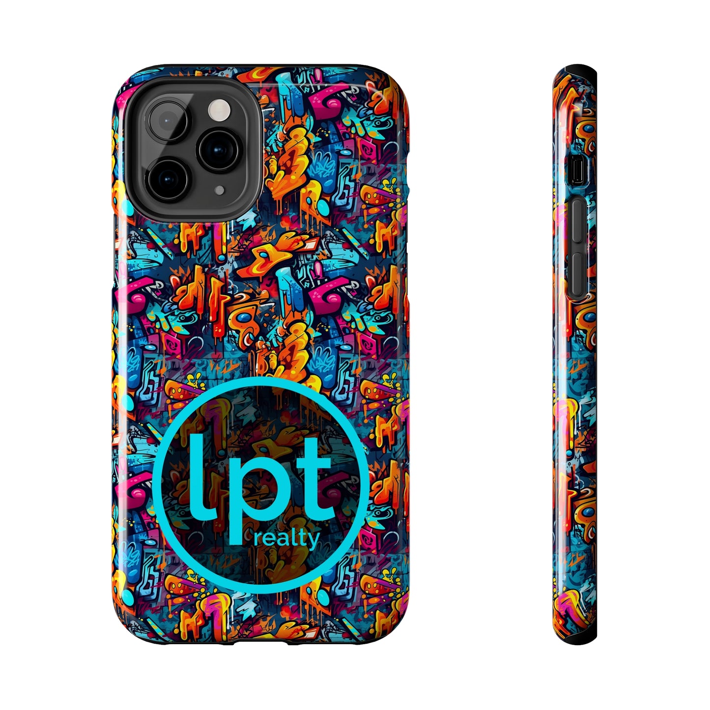 3D Abstract Graffiti Colorful Design Iphone Tough Phone Case