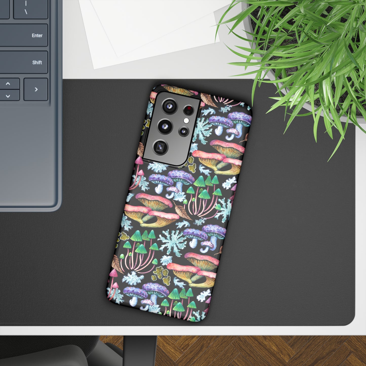 Mushroom Garden Design Samsung Slim Cases