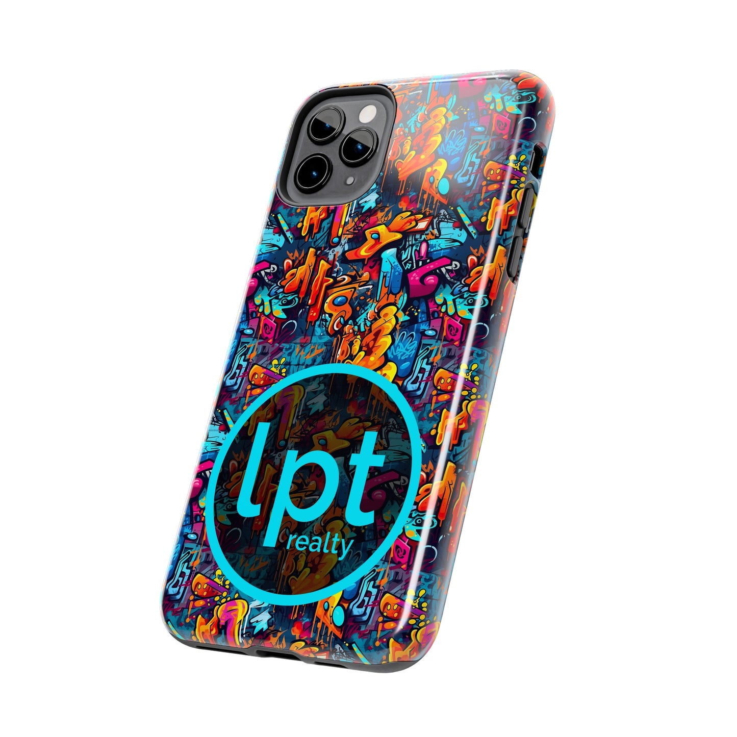 3D Abstract Graffiti Colorful Design Iphone Tough Phone Case