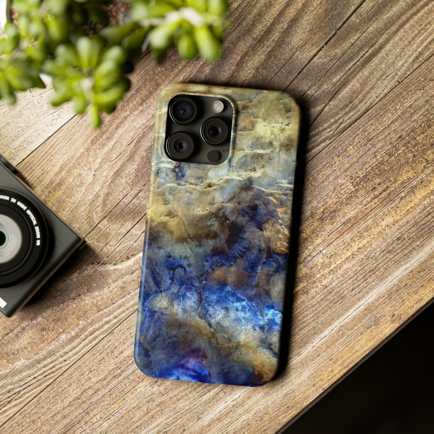 Ocean and Beach Abstract Iphone 15-12 Slim Phone Case