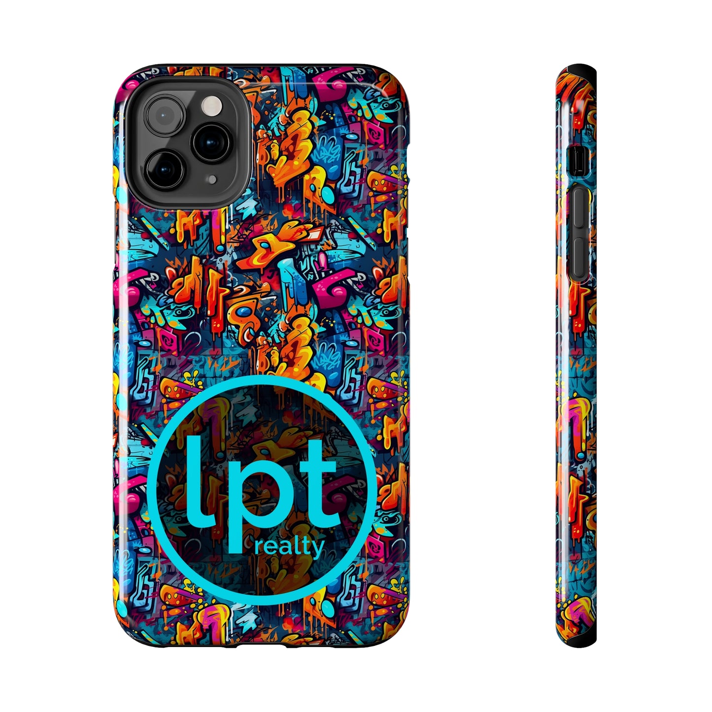 3D Abstract Graffiti Colorful Design Iphone Tough Phone Case