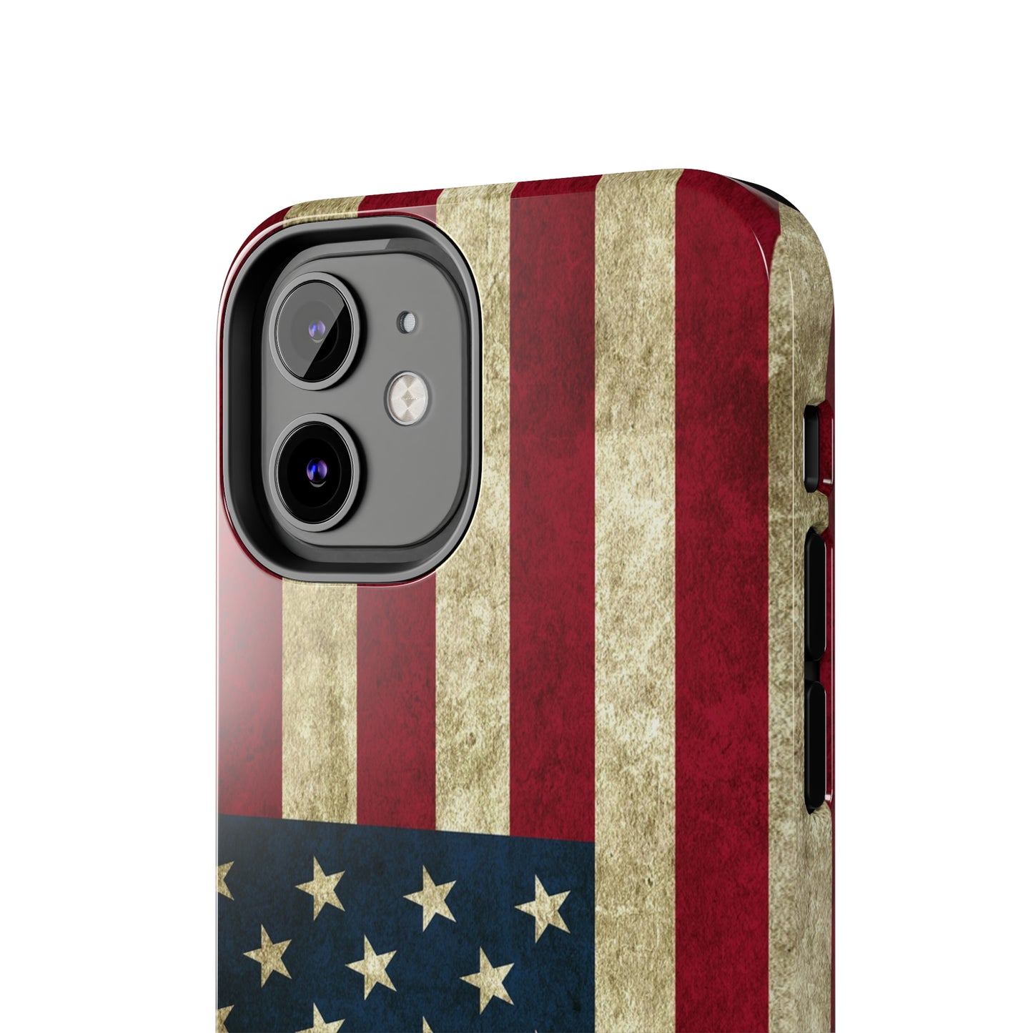 Rugged American Flag Iphone Tough Phone Case