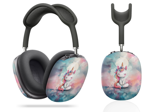 Dreamy Unicorn in Adorable Pastel Watercolor AirPod Max Case Protective Covers