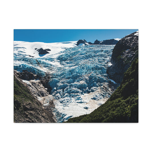 Glacier at Kenai Fjords National Park, Alaska - Canvas Print in Multiple Sizes