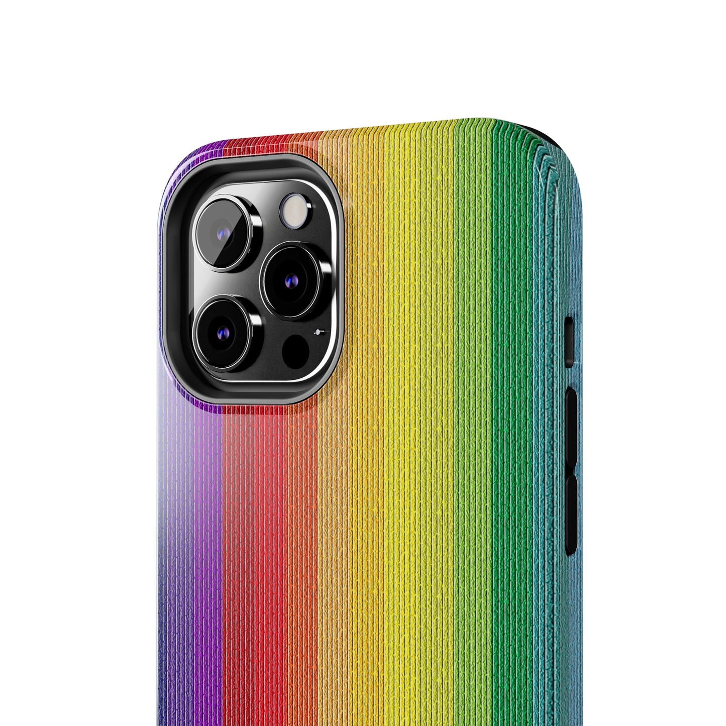 Rainbow Stripe Design Iphone Tough Phone Case