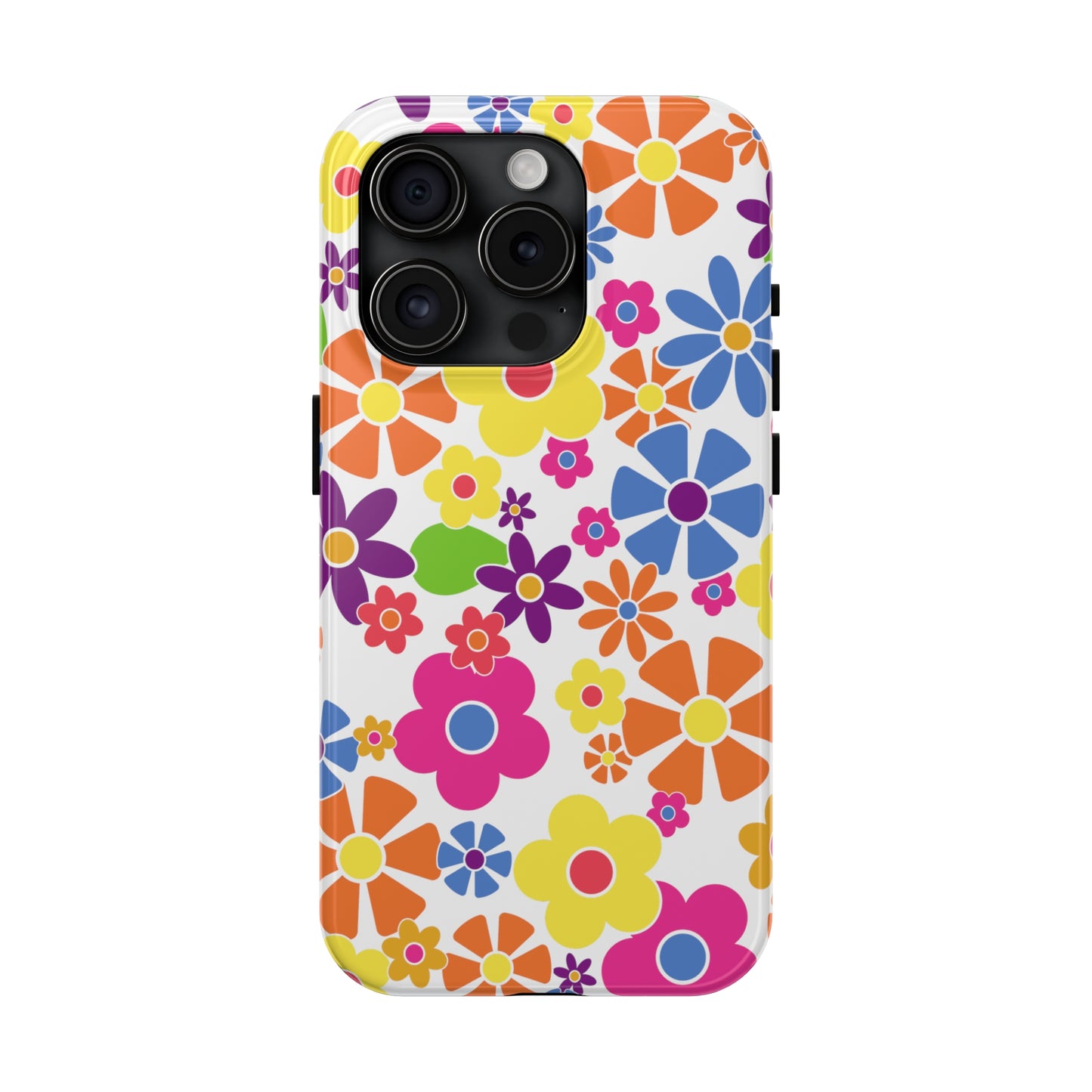 Flower Power Design Iphone Tough Phone Case