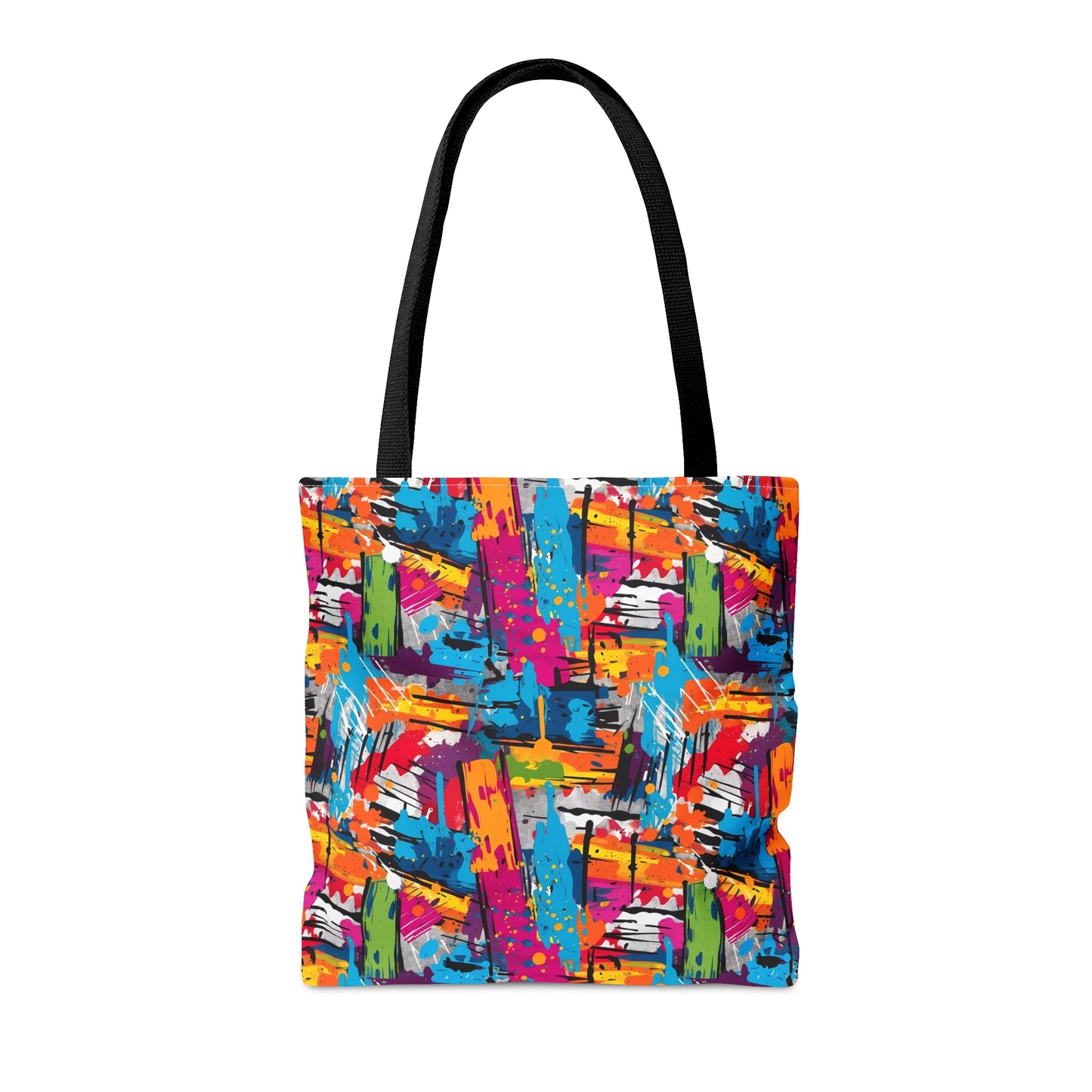 Grunge Painted Abstract Art - Canvas Tote 3 Sizes