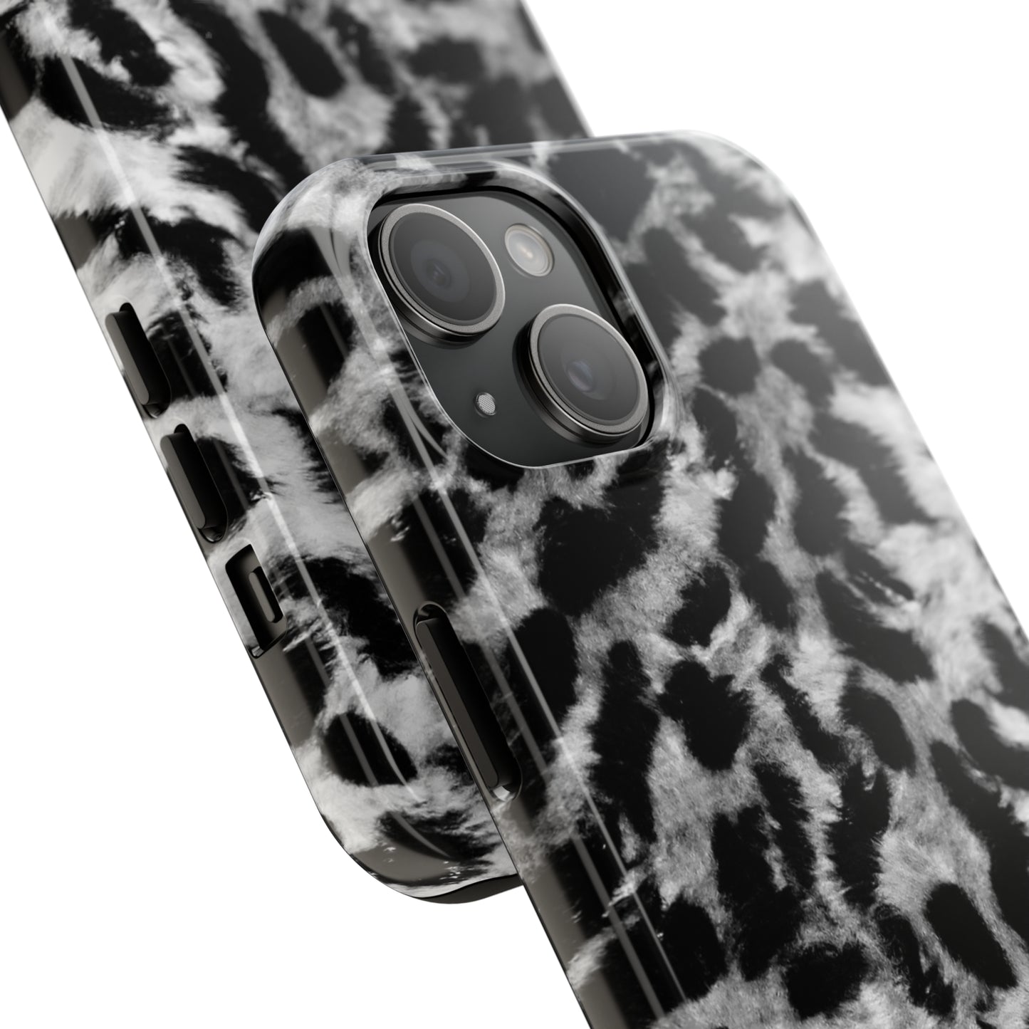 Leopard Fur Print Iphone Tough Phone Case