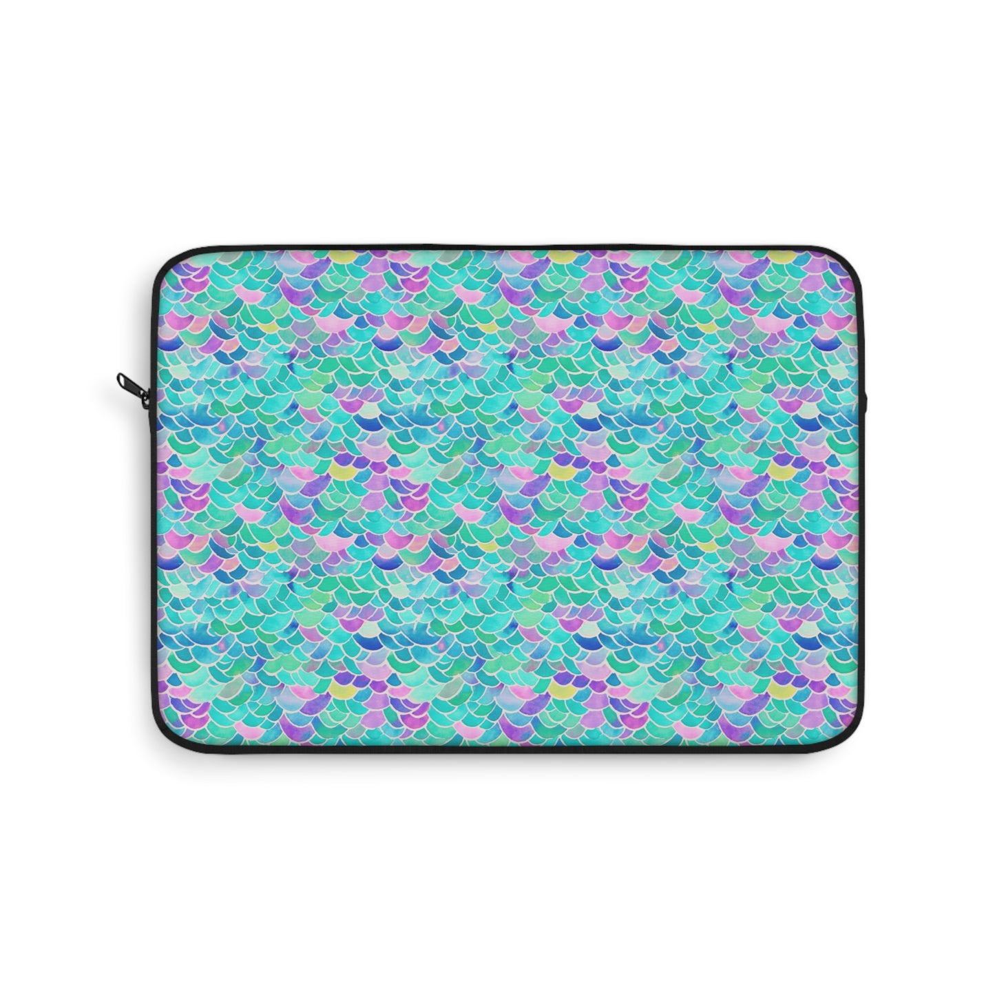 Pastel Seas: Mermaid Tail in Enchanting Pastel Hues Laptop or Ipad Protective Sleeve Three Sizes Available