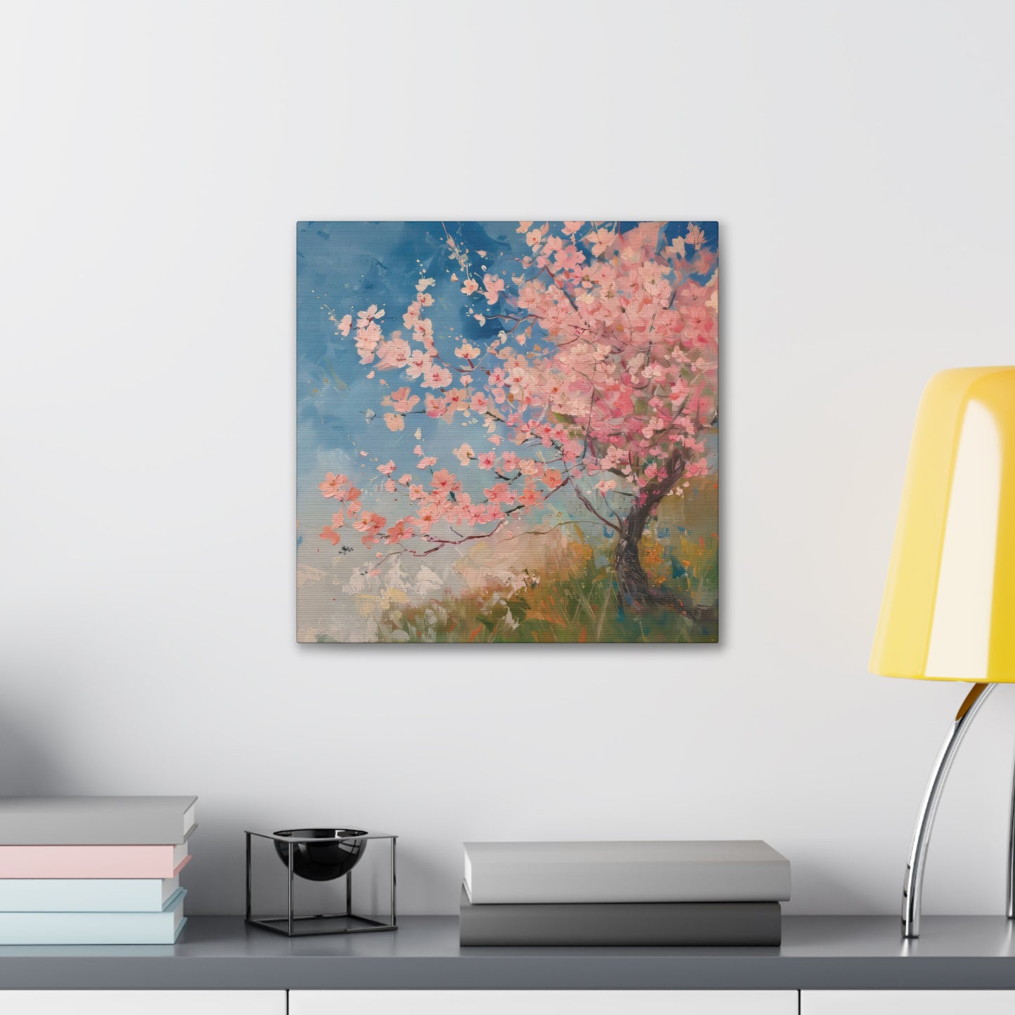 Cherry Blossom Mornings Print on Canvas Gallery Wraps  - 5 Sizes