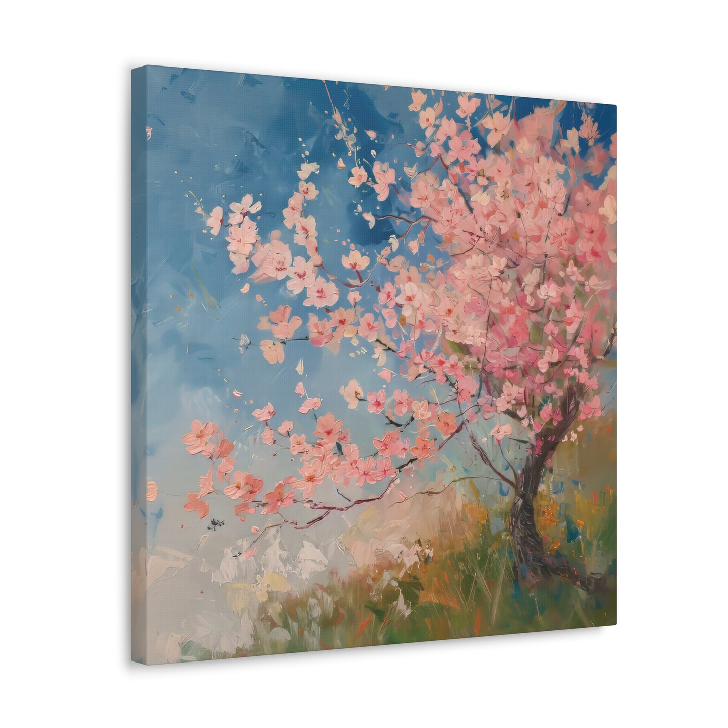 Cherry Blossom Mornings Print on Canvas Gallery Wraps  - 5 Sizes