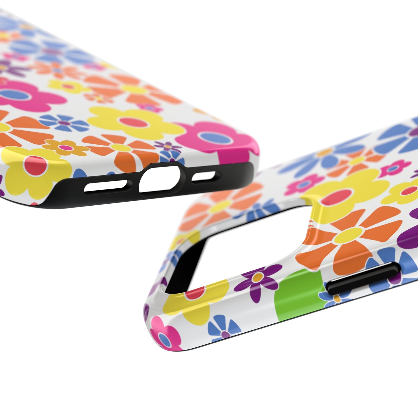 Flower Power Design Iphone Tough Phone Case