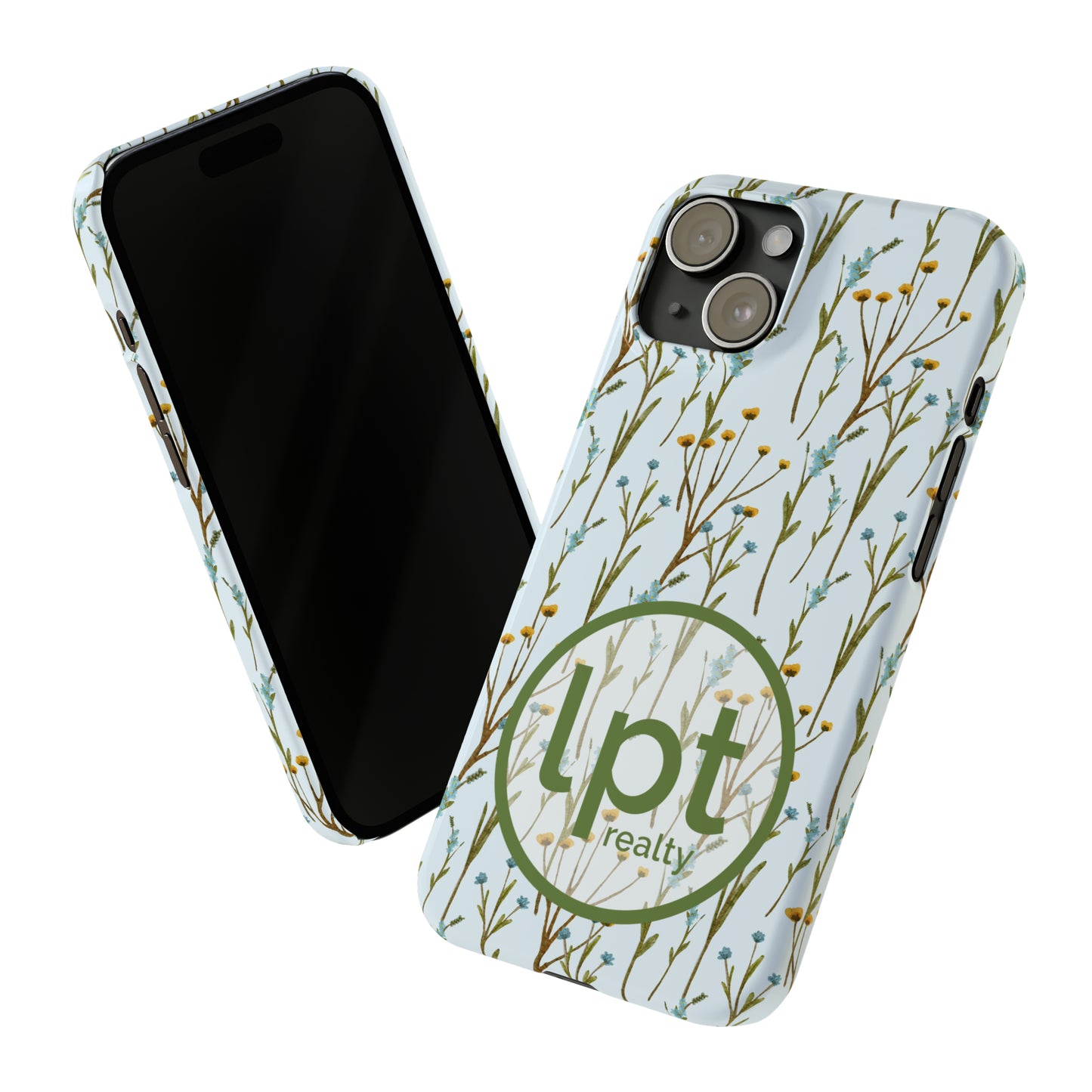 LPT Realty Logo -  Wildflowers Design Iphone 15-12 Slim Phone Case