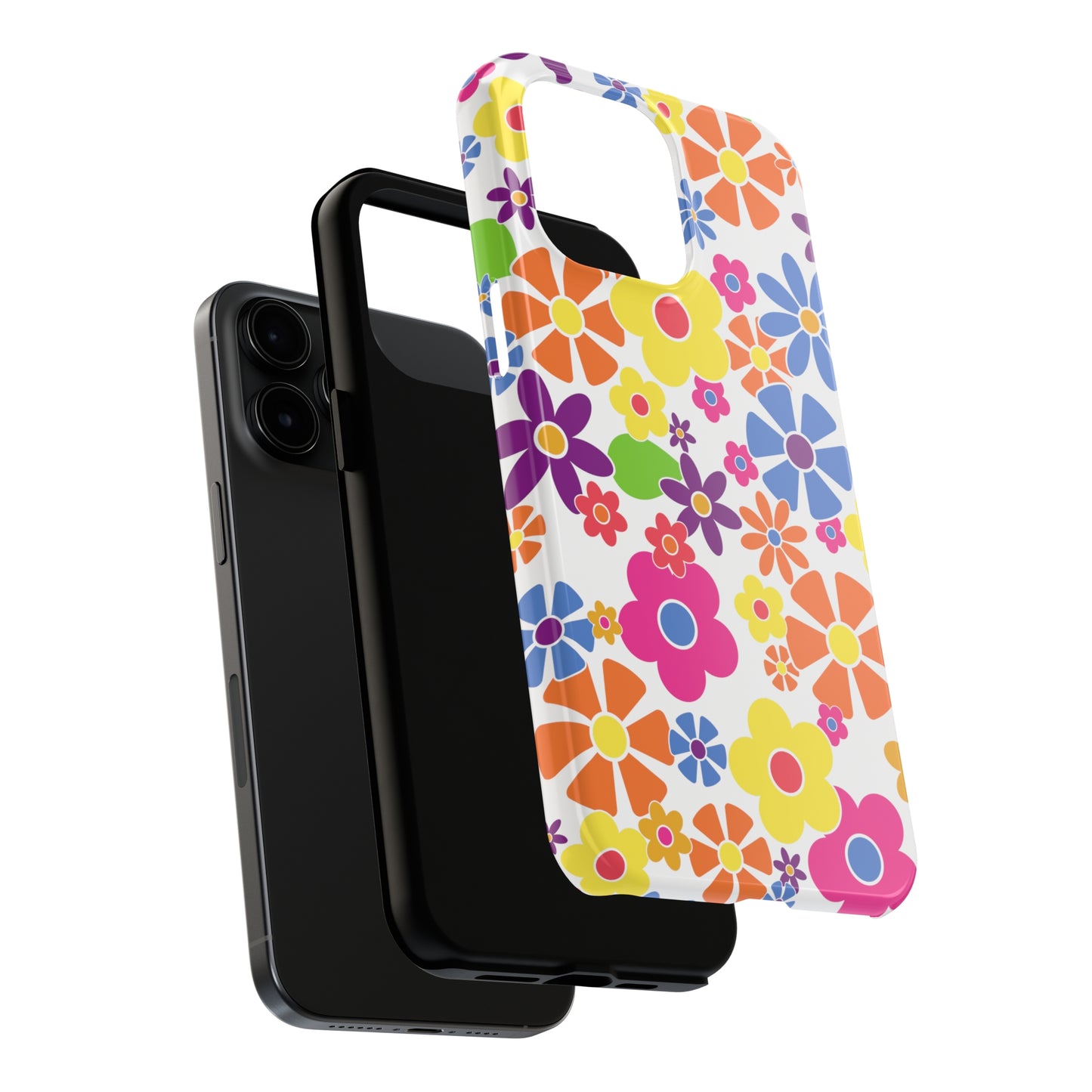 Flower Power Design Iphone Tough Phone Case