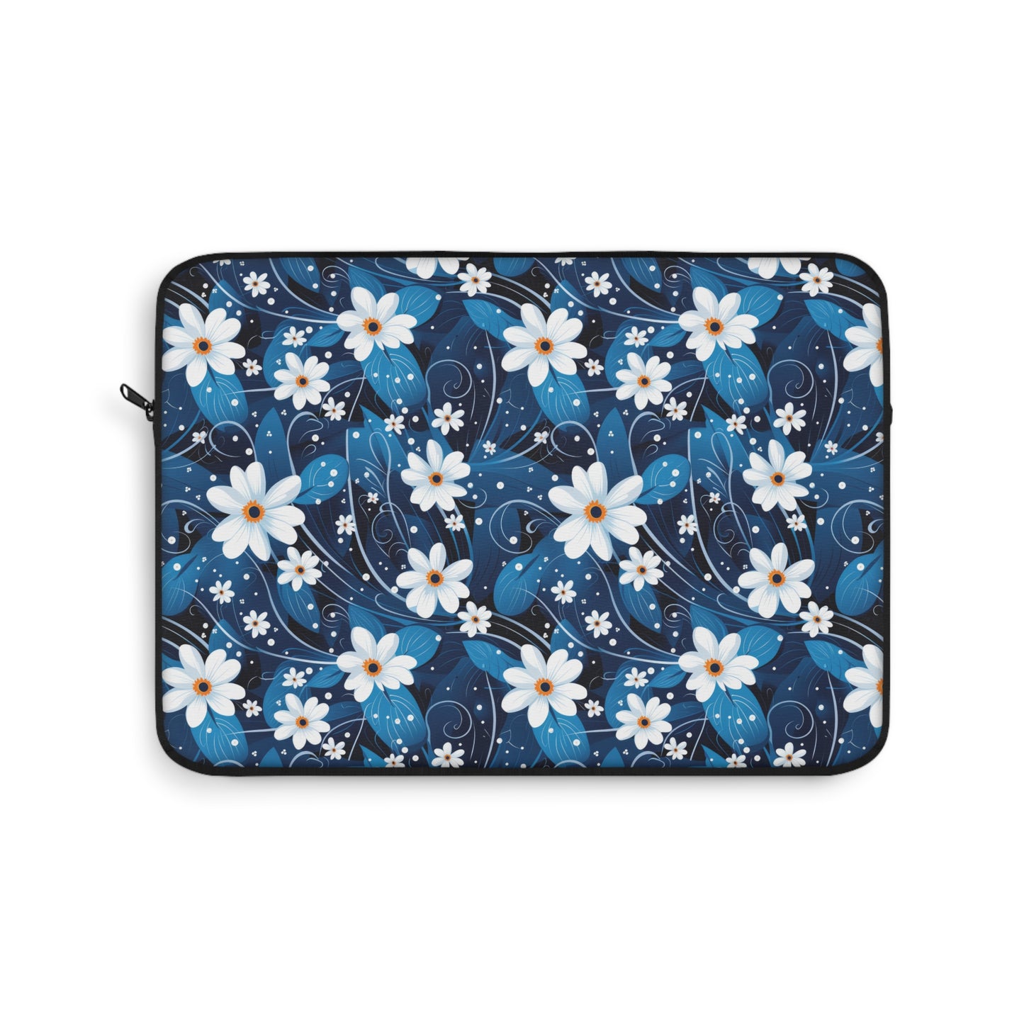 Nighttime Daisies in the Moon's Gentle Glow Laptop or Ipad Protective Sleeve 3 Sizes Available