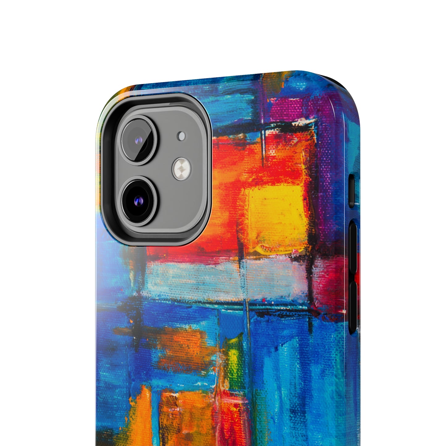 Rainbow Abstract Painting Iphone Tough Phone Case