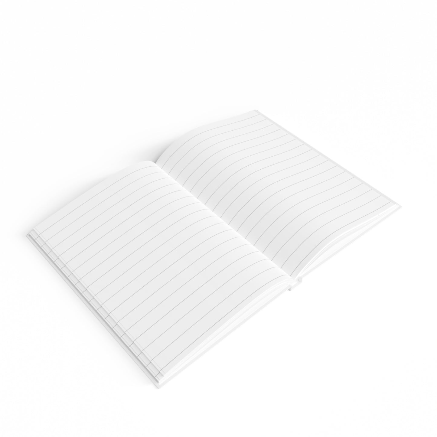 Coast & Main White - Hardcover Ruled Line Journal 5" x 7"