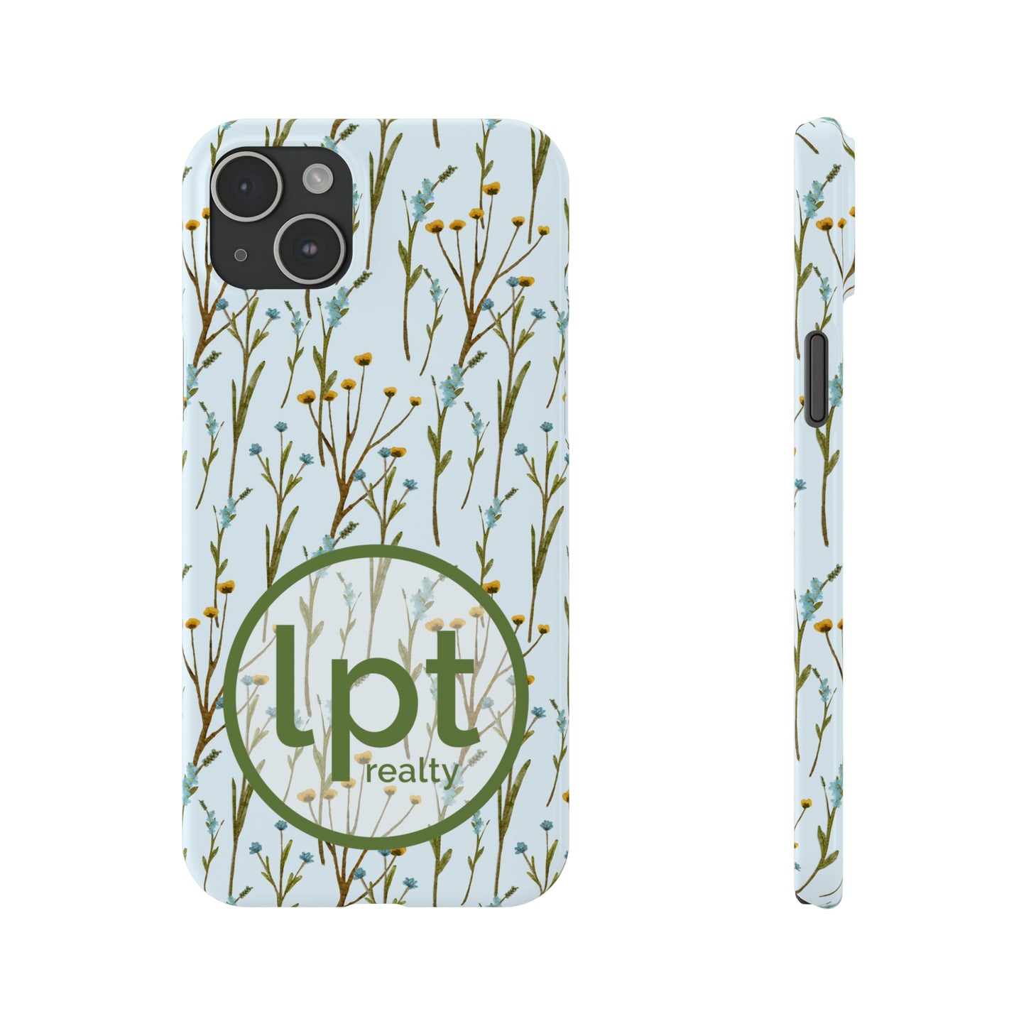 LPT Realty Logo -  Wildflowers Design Iphone 15-12 Slim Phone Case