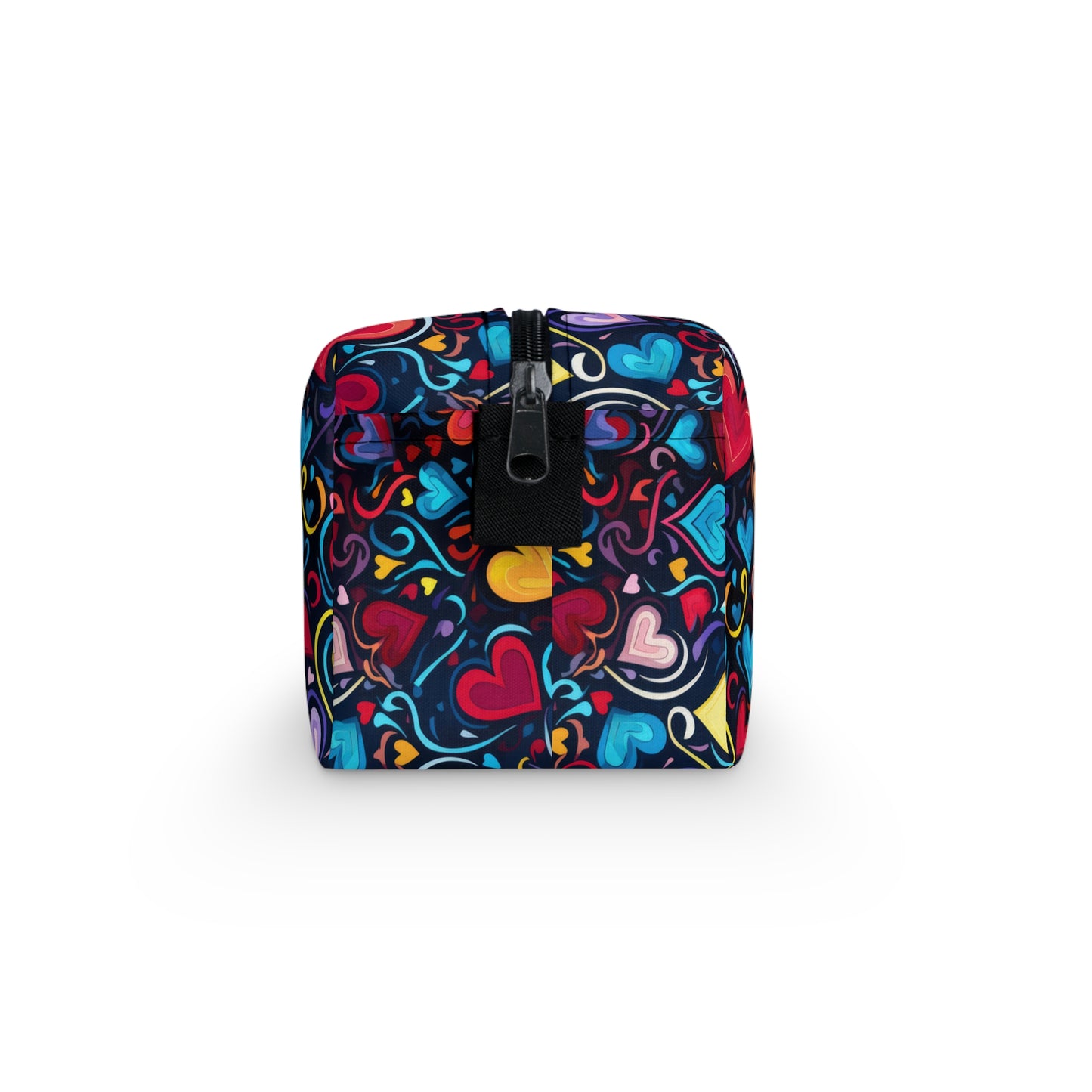 Whimsical Colorful Heart Design - Toiletry Bag