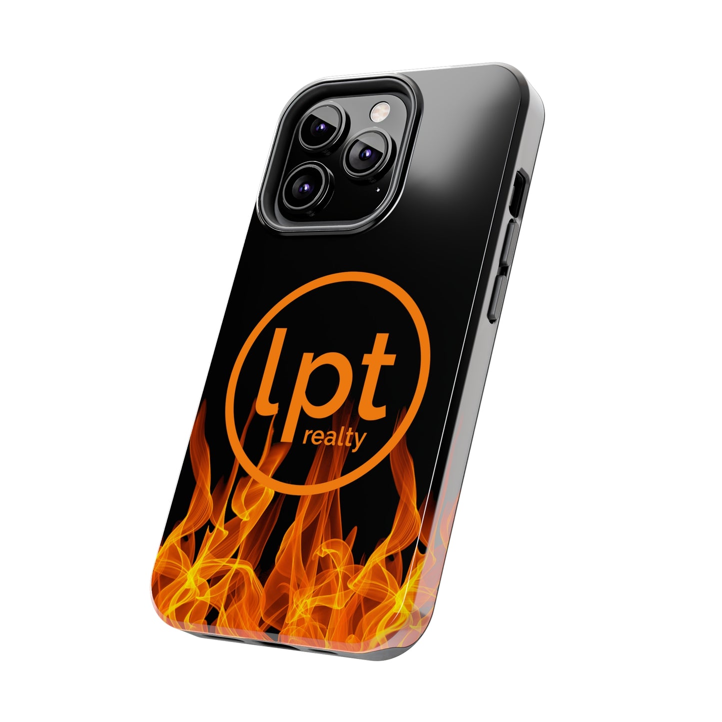 LPT Realty Logo -  Flames of Fire Iphone Tough Phone Case