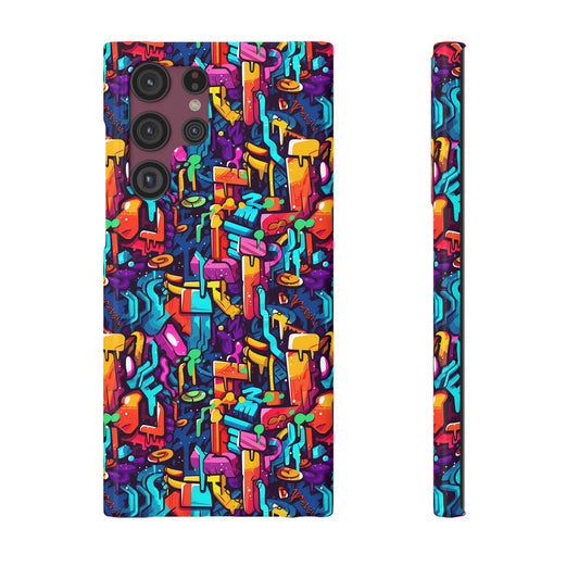 3D Abstract Colorful Street Graffiti Art Design Samsung Slim Cases