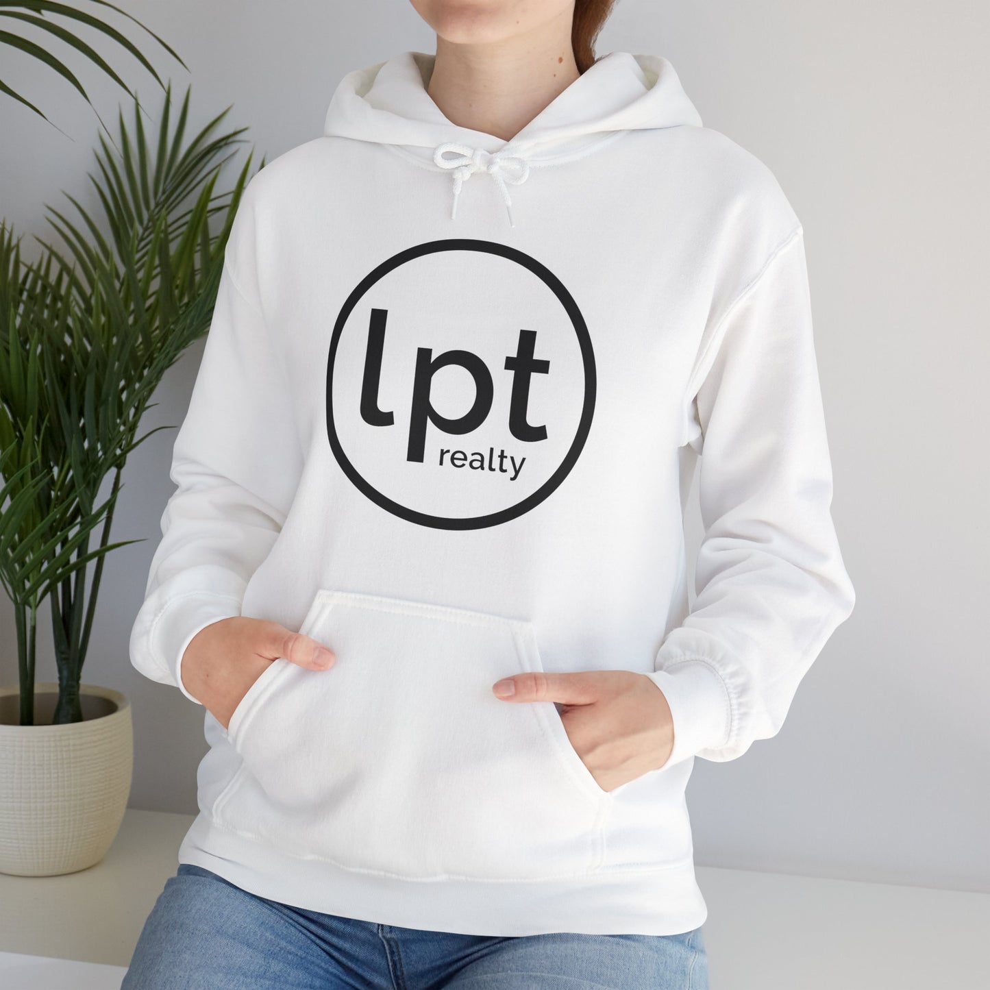 LPT Realty Logo in Black  - Hooded Sweatshirt S-5XL