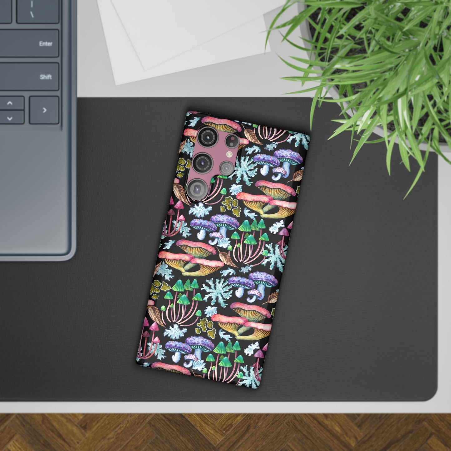 Mushroom Garden Design Samsung Slim Cases