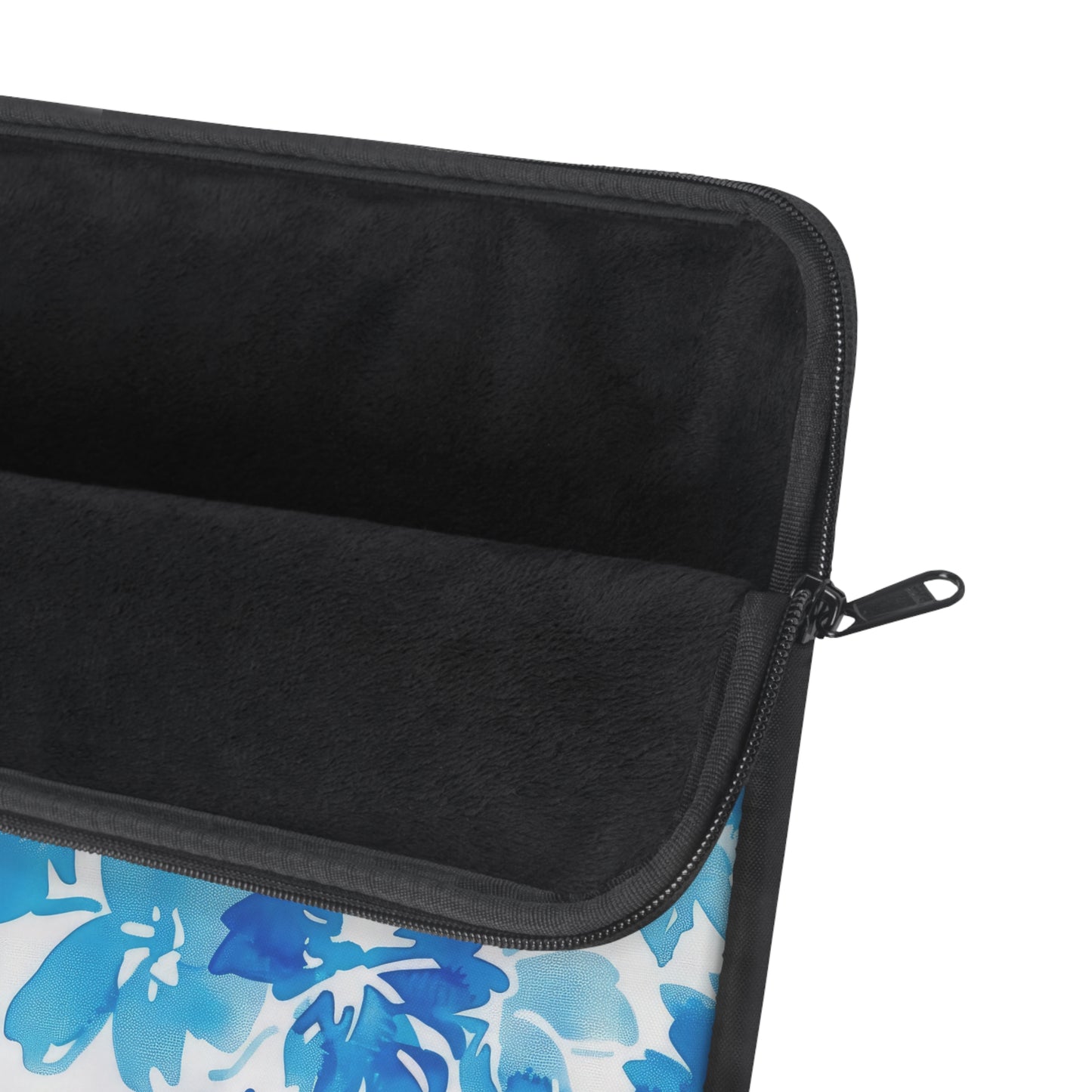 Tranquil Tropics: Soft Blue Tropical Flowers Laptop or Ipad Protective Sleeve 3 Sizes Available