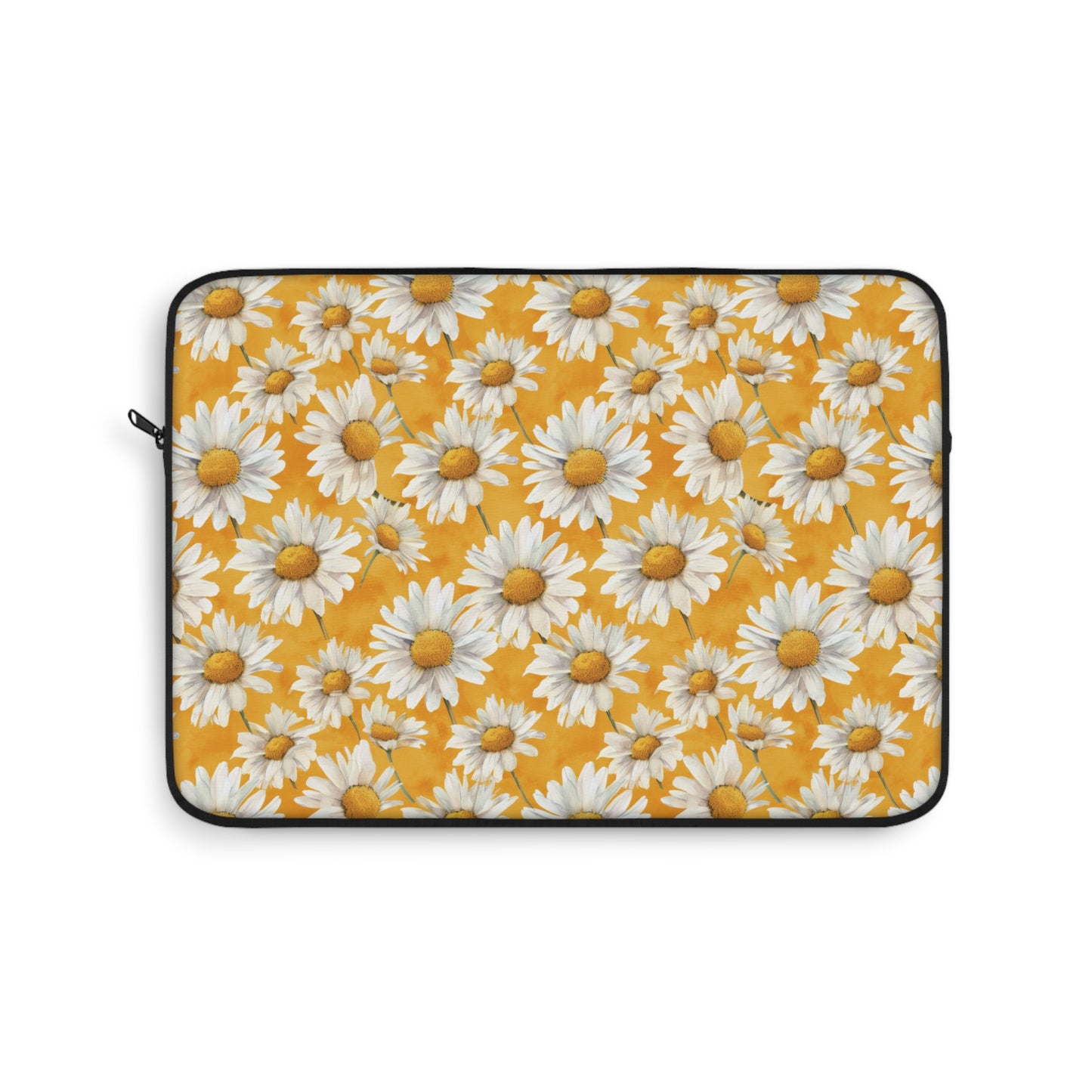 Golden Daisy Field with Vibrant Yellow Floral Design Laptop or Ipad Protective Sleeve 3 Sizes Available