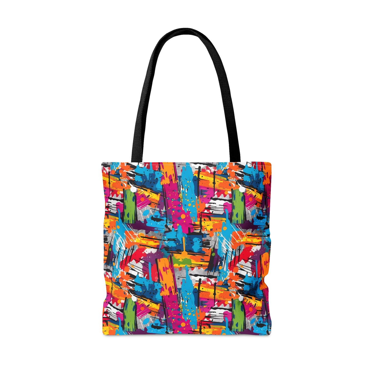 Grunge Painted Abstract Art - Canvas Tote 3 Sizes