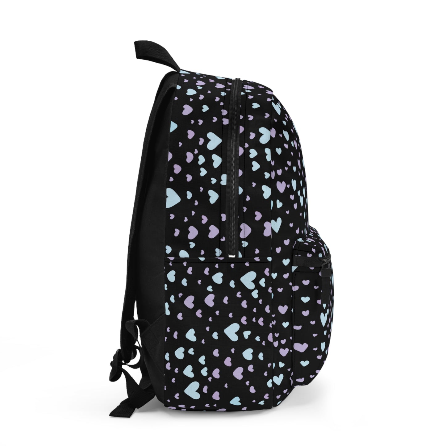 Teal & Purple Hearts Lightweight Backpack