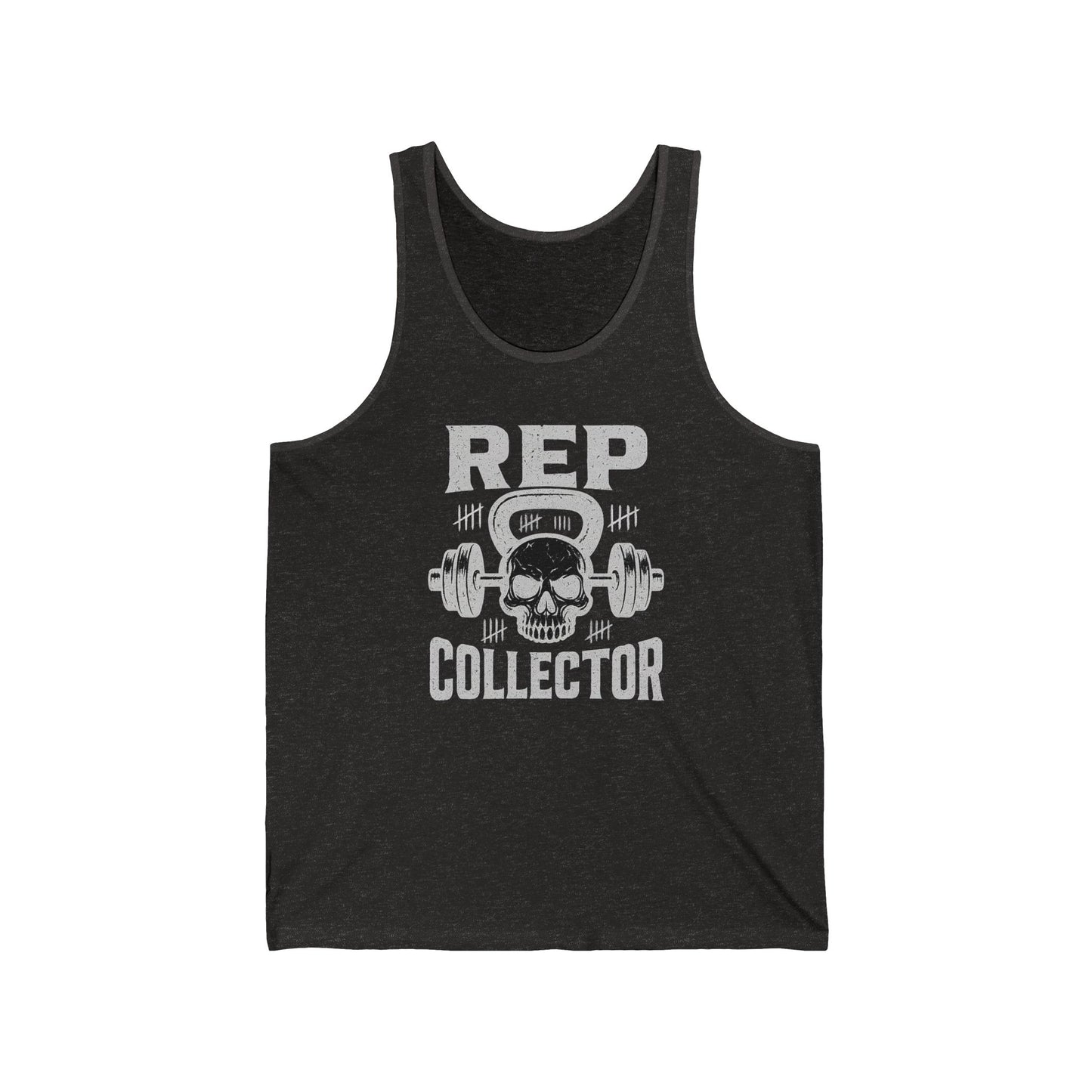 LPT Realty Funny Workout Tank Top Rep Collector, LPT Logo on Back Workout Tank Unisex Jersey Tank