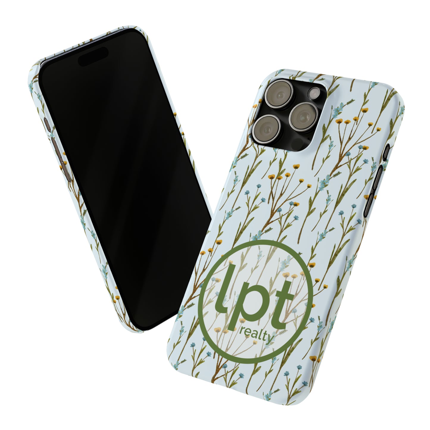 LPT Realty Logo -  Wildflowers Design Iphone 15-12 Slim Phone Case