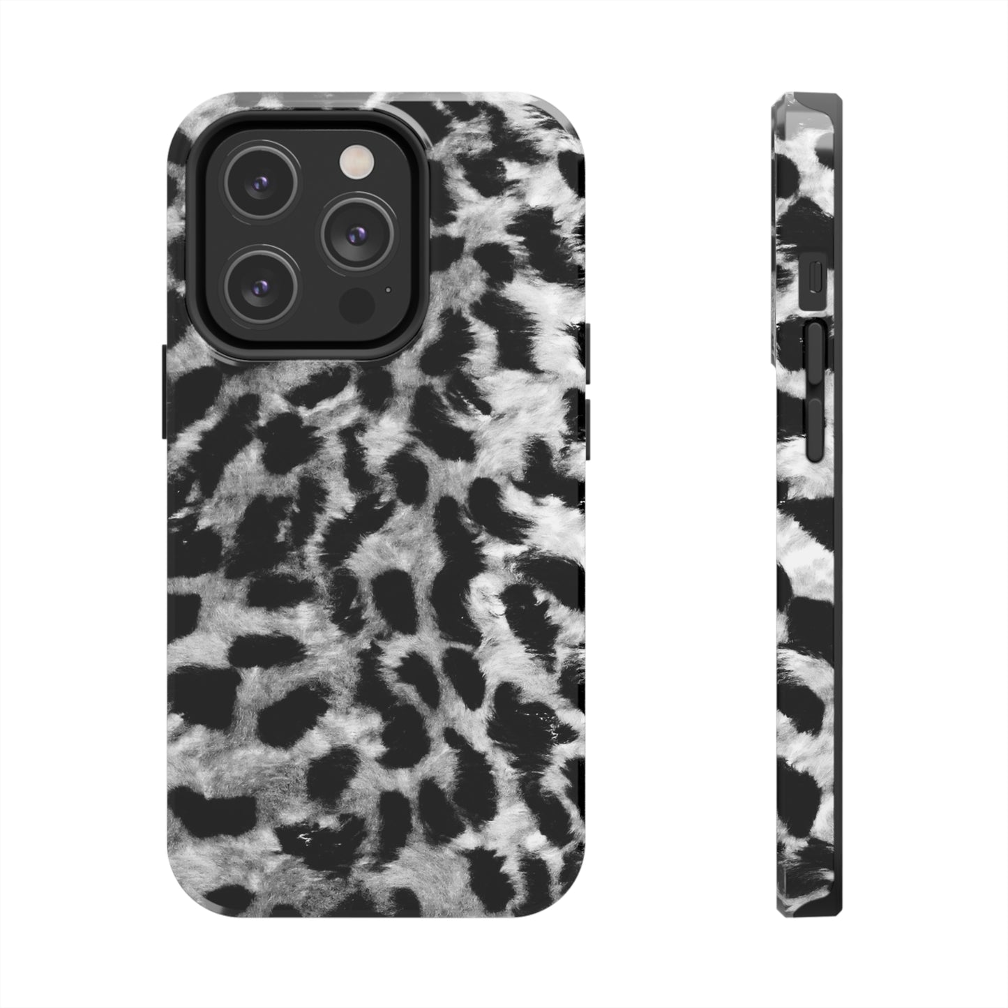 Leopard Fur Print Iphone Tough Phone Case