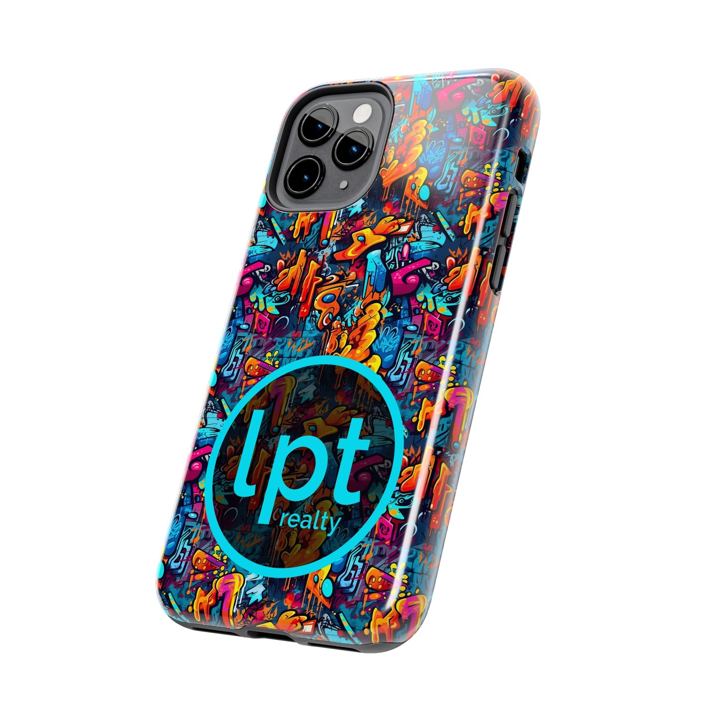 3D Abstract Graffiti Colorful Design Iphone Tough Phone Case