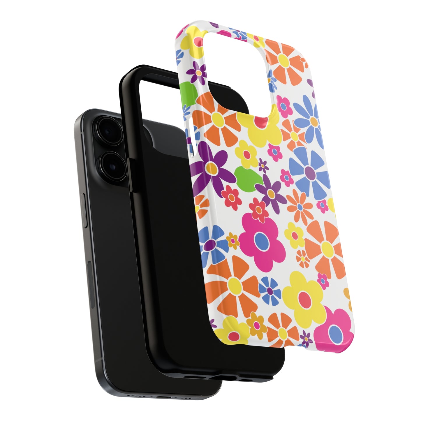 Flower Power Design Iphone Tough Phone Case