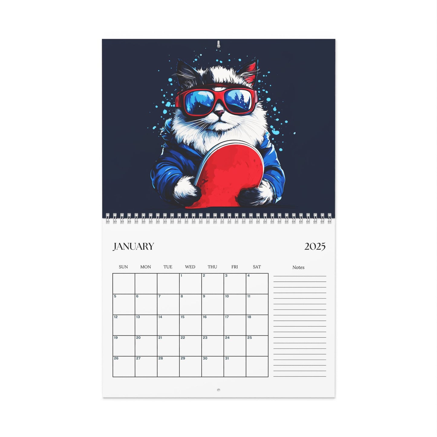 Crazy Cat Wall Calendars - 2 Sizes