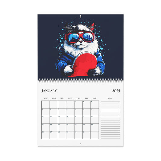 Crazy Cat Wall Calendars - 2 Sizes