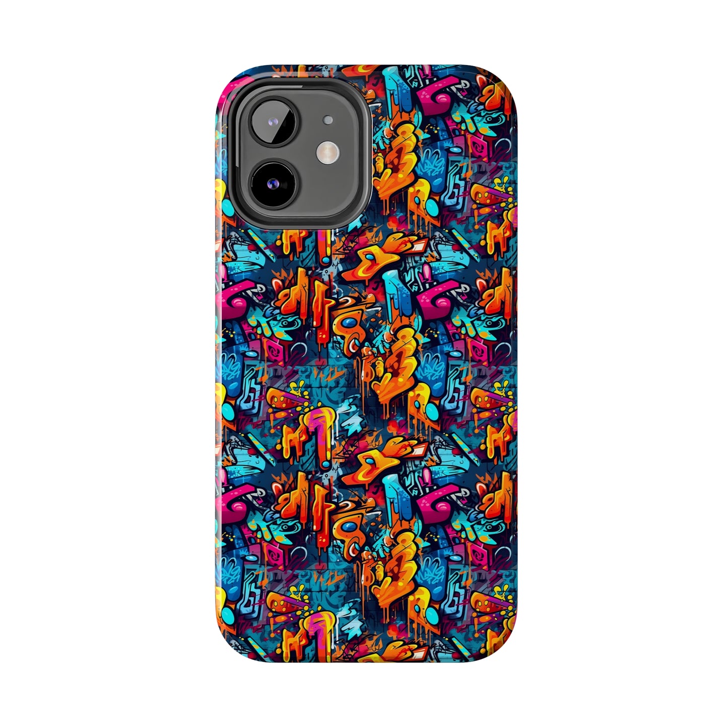 3D Abstract Graffiti Colorful Design Iphone Tough Phone Case