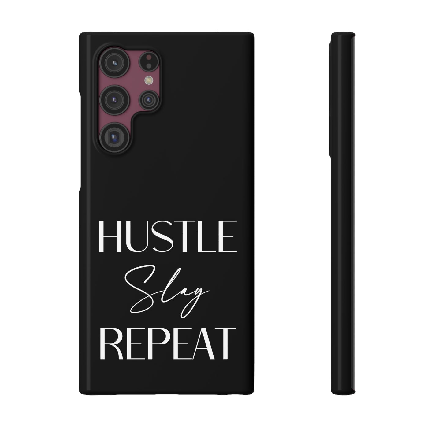 Hustle Slay Repeat Samsung Slim Cases