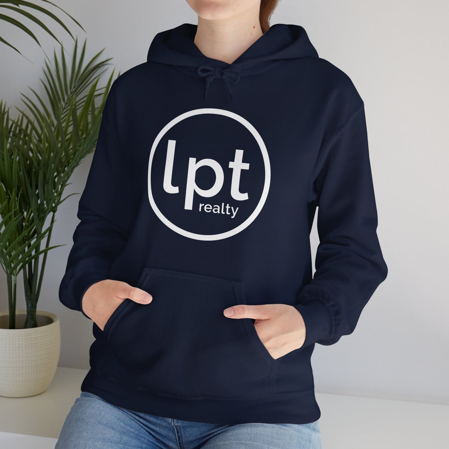 LPT Realty Logo in Black  - Hooded Sweatshirt S-5XL